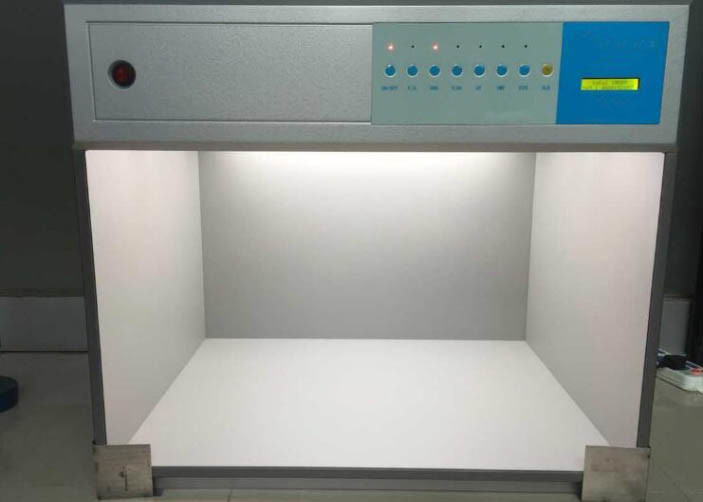 Delicate Pantone Color Viewing Light Booth , Color Matching Booth Long Service Life