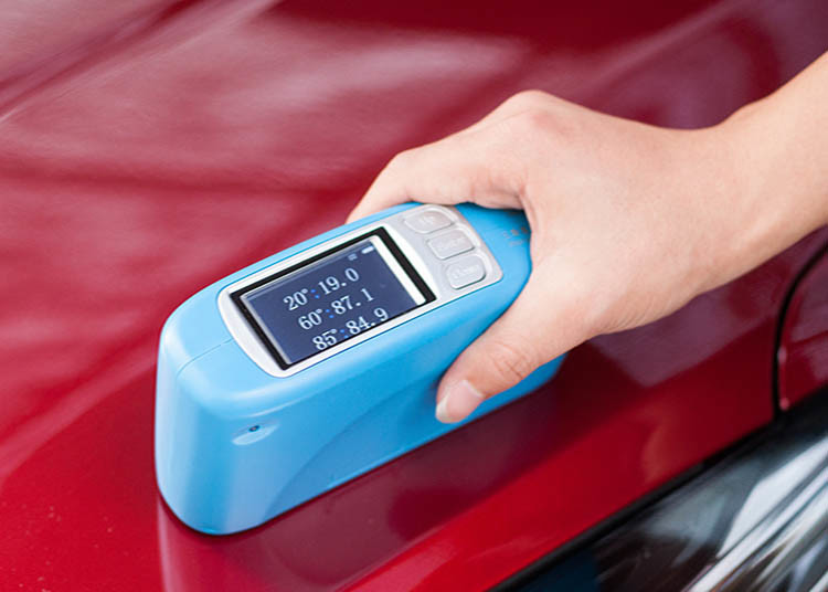 0 40℃ Working Temp Gloss Level Meter , Stone Gloss Meter 165*51*77mm