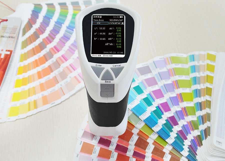 Digital Paint Colour Difference Meter , Portable Spectrophotometer