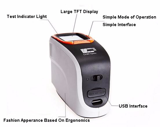 Hunter-Lab Portable Color Spectrophotometer Cream Type Material Testing ...