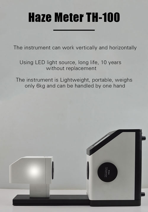 Transmissivity Meter Haze Measurement Instrument Glass Lenses Haze
