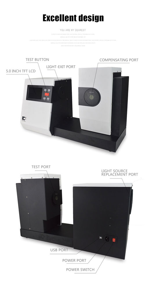 Transparent Film / Glass Transmittance Haze And CIE - Lab Measurement ...