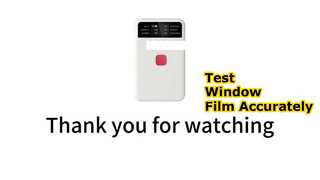 CHNSpec CT-27 Window Film Tester Operation Video