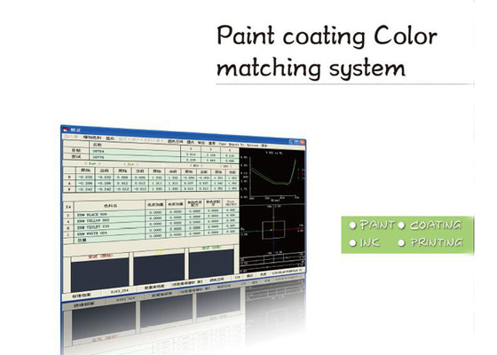 Computer Color Matching Software Rapid Testing Result In Factory Laboratory